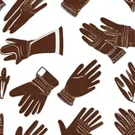 Brown gloves image